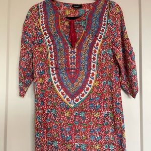 Patterned Tunic Shirt/Dress